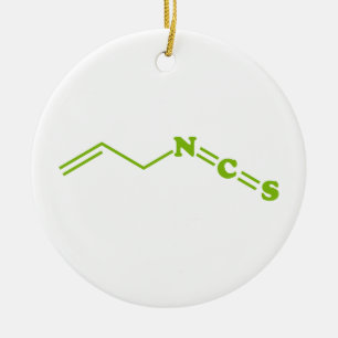 Ornamento De Cerâmica Fórmula Molecular De Isotiocianato De Wasabi