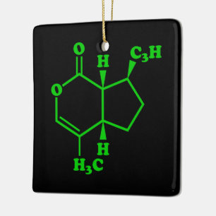 Ornamento De Cerâmica Fórmula Química Molecular de Nepetalactona de Ca
