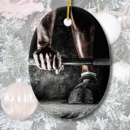 Ornamento De Cerâmica Fortalecimento da Malhação Barbell Gym