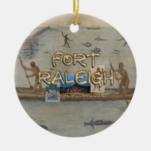 Ornamento De Cerâmica Forte ABH Raleigh
