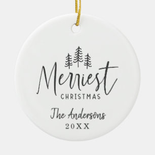 Ornamento De Cerâmica Foto da árvore de mão russa de Natal