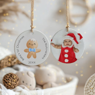 Ornamento De Cerâmica Foto de Biscoito de Natal de 1 rua de Nutcracker B