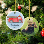 Ornamento De Cerâmica Foto de Bombeiro Foto de Bombeiros de Carro-Foto d<br><div class="desc">Enfeites de natal de proteção de fotos do Fire Truck Fireman * Os produtos de coordenação estarão disponíveis em nosso compro. Entre em contato conosco se precisar deste design aplicado a um produto específico para criar seu próprio item de correspondência exclusivo! Muito obrigado por ter visto um DoodleLulu até 2...</div>