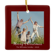 Foto de Natal Festivo da Família Moderna