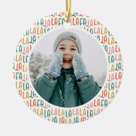 Ornamento De Cerâmica Foto de Natal personalizada, muito bonita e colori