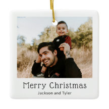 Foto do Natal Moderno Preto e Branco