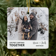 Foto do Primeiro Natal Minimalista Recém-Casada