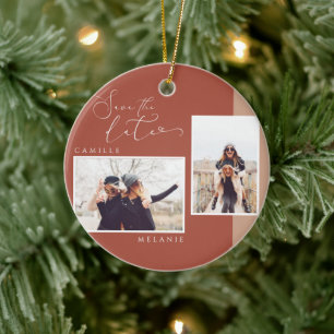 Ornamento De Cerâmica Foto Elegante Terra Cotta 2 Tone 2 Moderna e Mínim