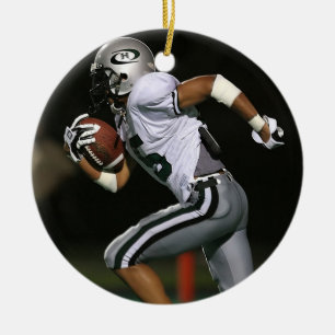 Ornamento De Cerâmica Foto Esportiva Personalizada de Futebol