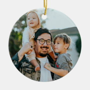 Ornamento De Cerâmica Foto personalizada