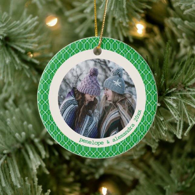 Ornamento De Cerâmica Foto Personalizada De Máquina De Escritor De Espel (Árvore)