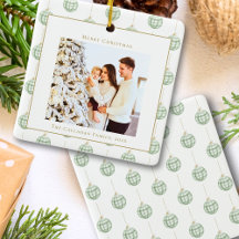 Foto personalizada de Xadrez Gingham Verde e Bonit
