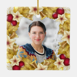 Ornamento De Cerâmica Foto personalizável Honra Meu Doador de Órgão Tran