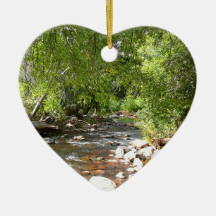 Ornamento De Cerâmica Fotografia da Natureza Oak Creek II em Sedona Ariz