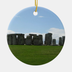 Ornamento De Cerâmica Fotografia da Paisagem de Stonehenge Inglaterra