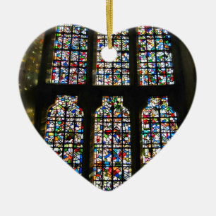 Ornamento De Cerâmica Fotografia de Barcelona do vitral de Sagrada