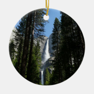 Ornamento De Cerâmica Fotografia de Yosemite Falls and Woods