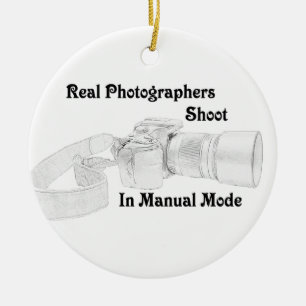 Ornamento De Cerâmica Fotógrafo reais