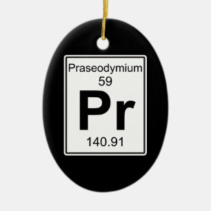 Ornamento De Cerâmica Fotorreceptor - Praseodymium