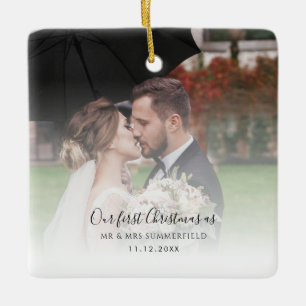 Ornamento De Cerâmica Fotos de Casamento Casais 1rua de Natal como Sr. e