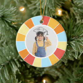 Ornamento De Cerâmica Fotos personalizadas - Rumor solar