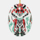 Ornamento De Cerâmica Fox litoral norte pacífico do indiano do nativo (Frente)