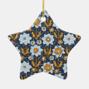 Ornamento De Cerâmica Fragmentos de Flor