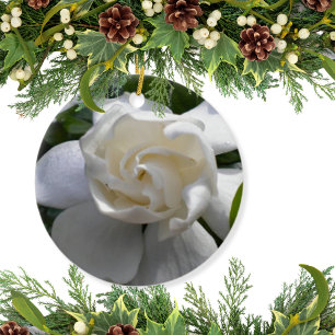 Ornamento De Cerâmica Fragrant Gardenias