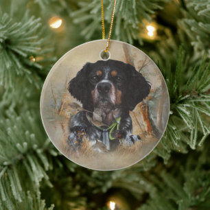 Ornamento De Cerâmica Francês Bretanha, Arte de Caça a Pássaros