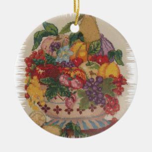 ORNAMENTO DE CERÂMICA FRASCO DA FRUTA