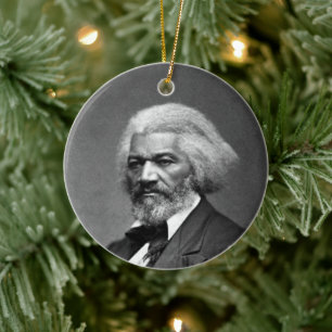 Ornamento De Cerâmica Frederick Dougla$$$ African American Rights Hero