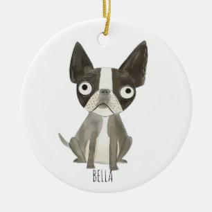 Ornamento De Cerâmica Frenchie Dog