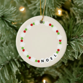 Ornamento De Cerâmica Friendt Bracelet Noel Natal