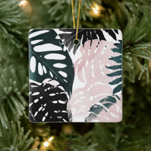 Ornamento De Cerâmica Fronteira de Palm do Paraíso