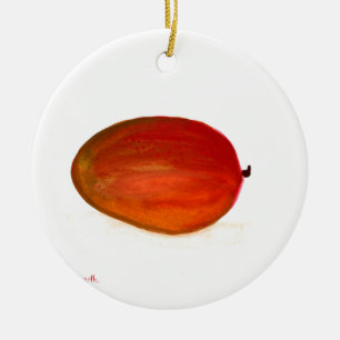 Ornamento De Cerâmica Fruta de Mango