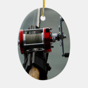 Ornamento De Cerâmica Fuga da pesca