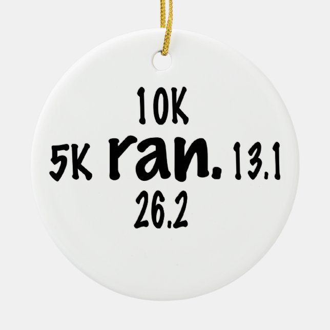 Ornamento De Cerâmica Funcionou (Frente)