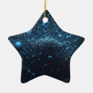 Ornamento De Cerâmica Fundo de Explosão de Poeira Azul