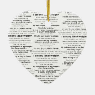 Ornamento De Cerâmica Fundo perdedor do peso