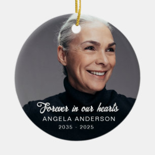 Ornamento De Cerâmica Funeral Personalizada do tributo Memorial Personal