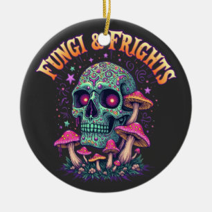 Ornamento De Cerâmica Fungos & Medos 