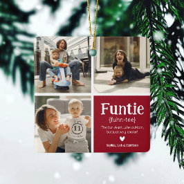 Ornamento De Cerâmica Funtie 3 Photo Collage Definition Fúcil Natal C
