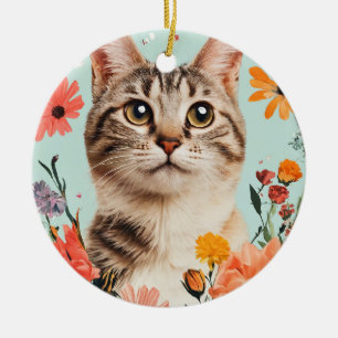 Ornamento De Cerâmica Furry Memories: Ornaments artesanais para o seu an
