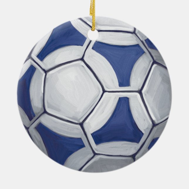 Ornamento De Cerâmica Futbal (Traseira)