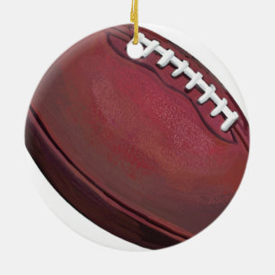 Ornamento De Cerâmica Futebol Americano