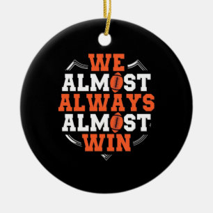 Ornamento De Cerâmica Futebol Americano que quase ganhamos
