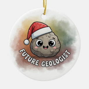 Ornamento De Cerâmica Futuro geólogo