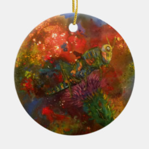 Ornamento De Cerâmica gafanhoto