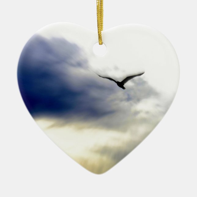 Ornamento De Cerâmica Gaivota (Frente)