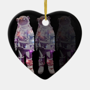 Ornamento De Cerâmica Galactic Traveler